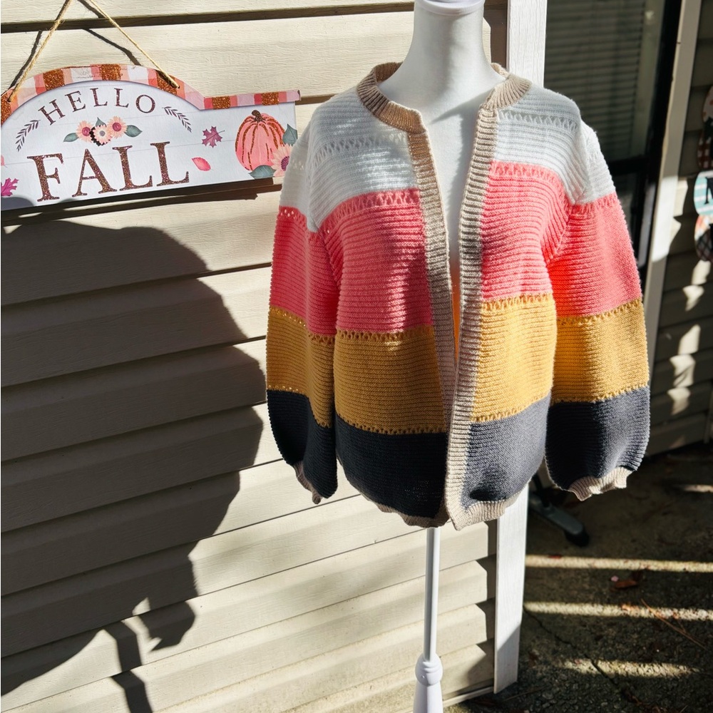 Colorful Striped Women's Sweater